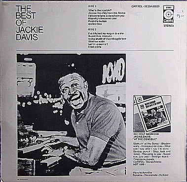 Jackie Davis - The Best Of Jackie Davis (LP Tweedehands) - Discords.nl