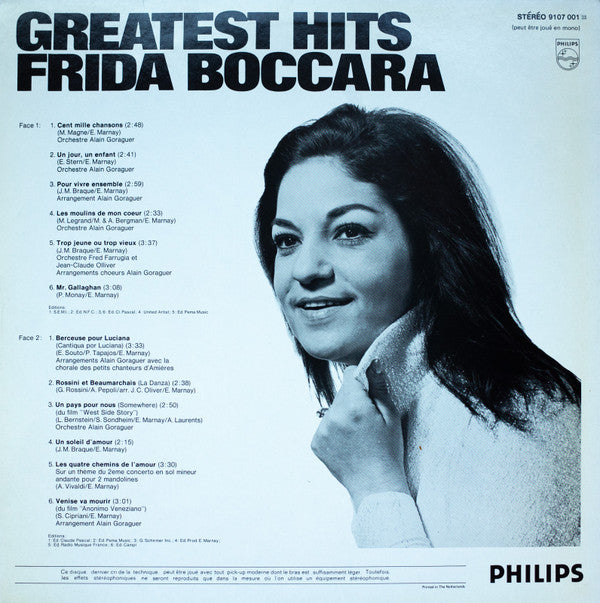 Frida Boccara - Greatest Hits (LP Tweedehands) - Discords.nl