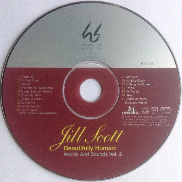 Jill Scott - Beautifully Human: Words And Sounds Vol. 2 (CD) - Discords.nl