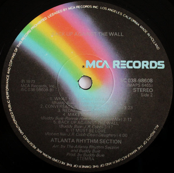 Atlanta Rhythm Section - Back Up Against The Wall (LP Tweedehands) - Discords.nl