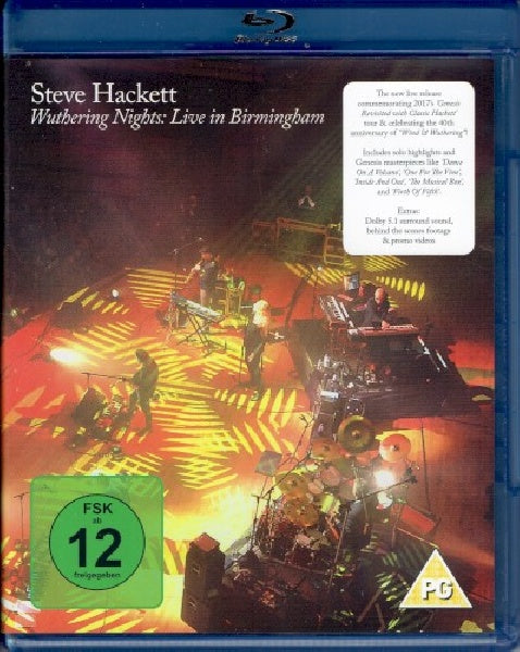 Steve Hackett - Wuthering nights: live in birmingham (DVD / Blu-Ray) - Discords.nl