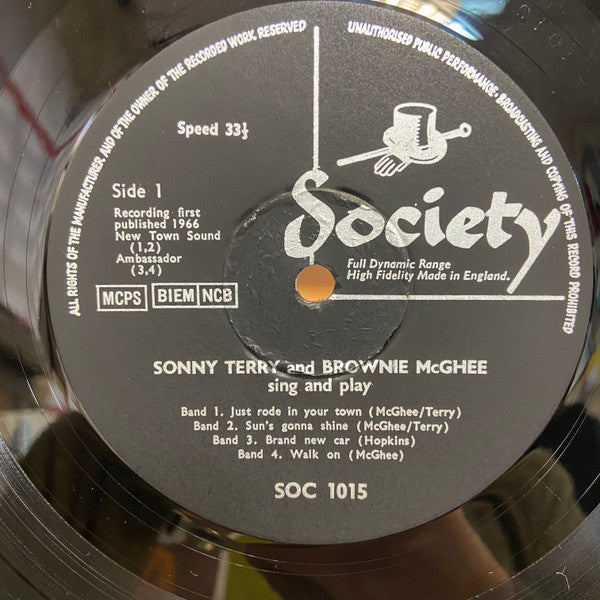 Sonny Terry & Brownie McGhee - Sing And Play (LP Tweedehands) - Discords.nl