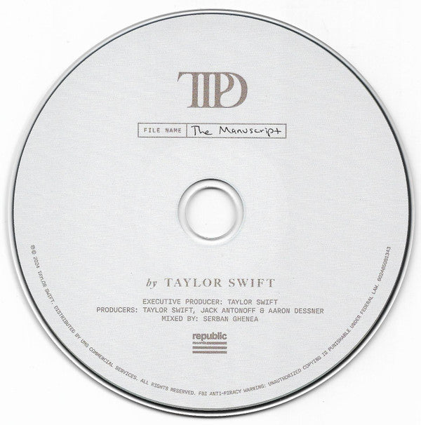 Taylor Swift - The Tortured Poets Department (CD) - Discords.nl