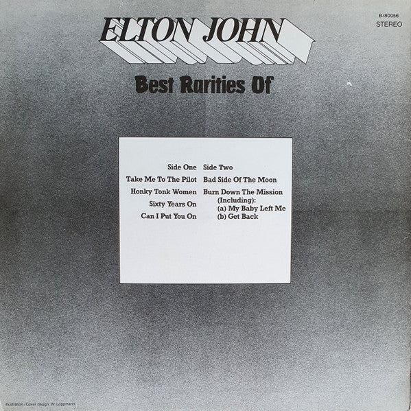 Elton John - Best Live Rarities Of Elton John (LP Tweedehands) - Discords.nl