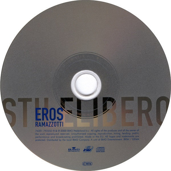 Eros Ramazzotti - Stilelibero (CD Tweedehands) - Discords.nl
