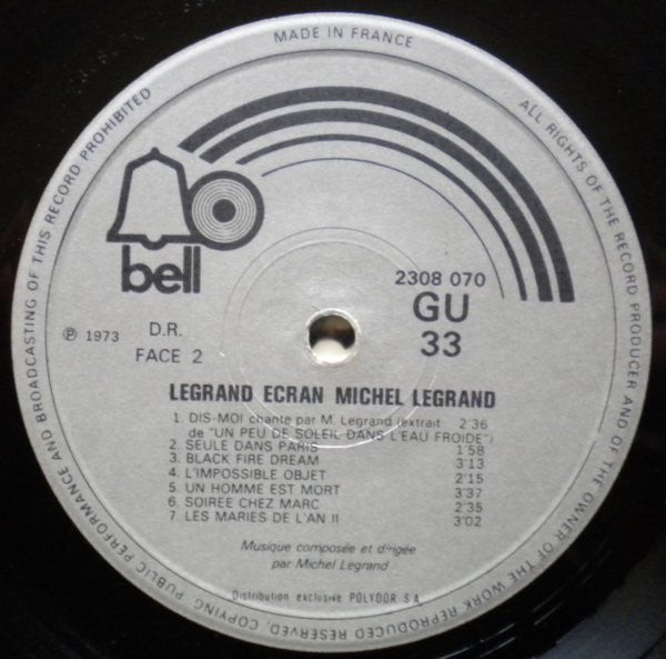 Michel Legrand - Legrand Ecran (LP Tweedehands) - Discords.nl
