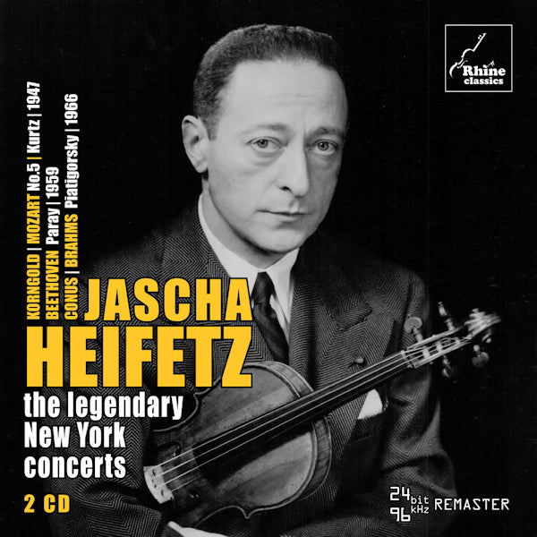 Jascha Heifetz - The legendary new york concerts (CD) - Discords.nl