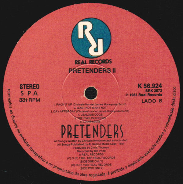 Pretenders, The - Pretenders II (LP Tweedehands) - Discords.nl