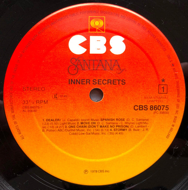 Santana - Inner Secrets (LP Tweedehands) - Discords.nl