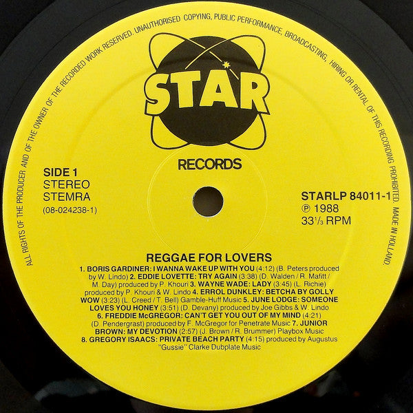 Various - Reggae For Lovers (LP Tweedehands) - Discords.nl