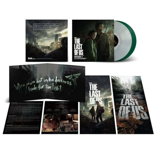 OST (Original SoundTrack) - The Last Of Us Season 1 -green & clear vinyl- (LP) - Discords.nl