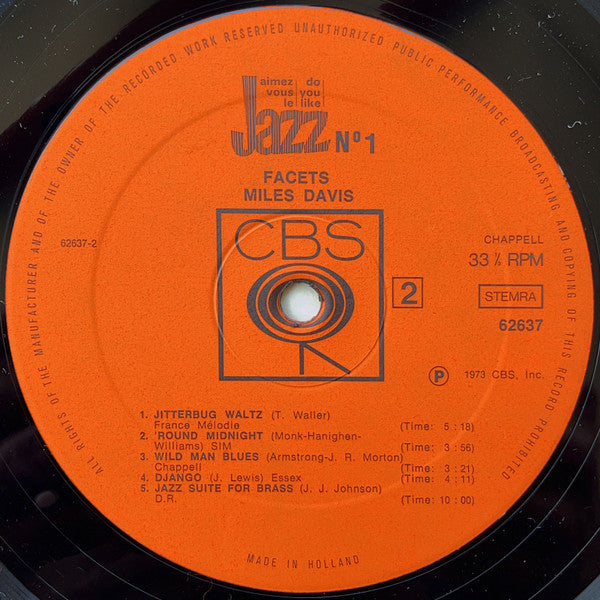Miles Davis - Facets (LP Tweedehands) - Discords.nl