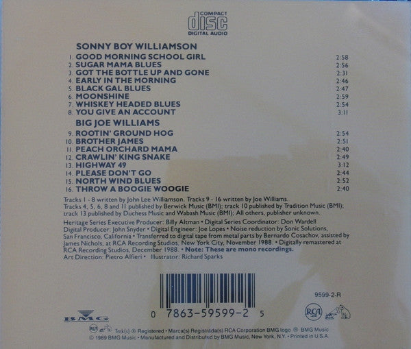 Sonny Boy Williamson And Big Joe Williams - Throw A Boogie Woogie (CD Tweedehands) - Discords.nl