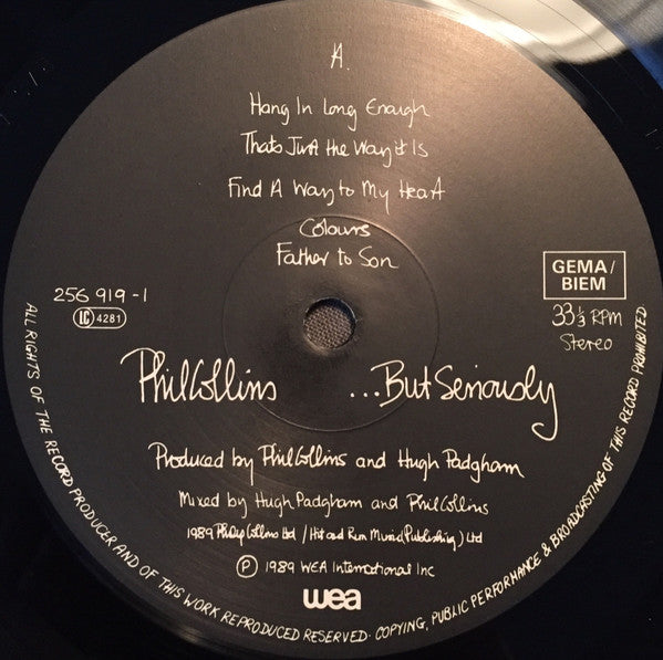 Phil Collins - ...But Seriously (LP Tweedehands) - Discords.nl