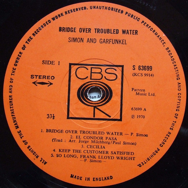 Simon & Garfunkel - Bridge Over Troubled Water (LP Tweedehands) - Discords.nl