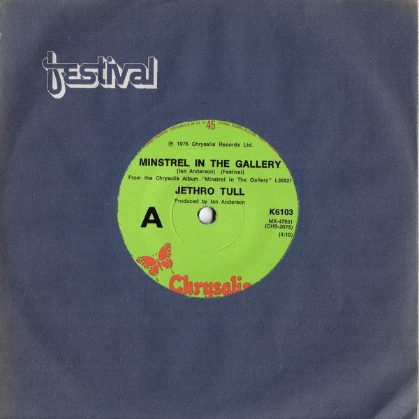 Jethro Tull - Minstrel In The Gallery (7-inch Tweedehands) - Discords.nl