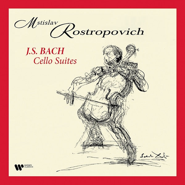 Mstislav Rostropovich - Bach cello suites (LP) - Discords.nl