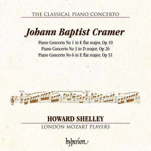 Howard Shelley - Cramer: piano concertos 1, 3 & 6 (CD)