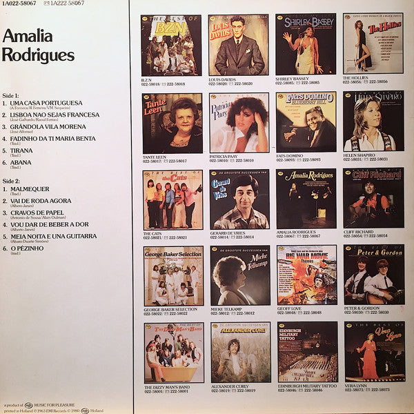 Amália Rodrigues - Amália Rodrigues (LP Tweedehands) - Discords.nl