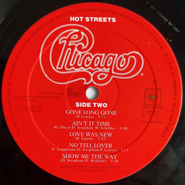 Chicago (2) - Hot Streets (LP Tweedehands) - Discords.nl