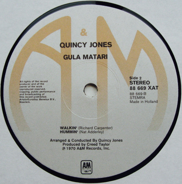 Quincy Jones - Gula Matari (LP Tweedehands) - Discords.nl