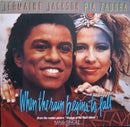 Jermaine Jackson & Pia Zadora - When The Rain Begins To Fall (12" Tweedehands) - Discords.nl