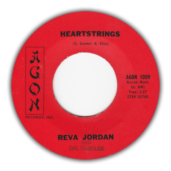 Reva Jordan - Heartstrings / Promise Me Sweetheart (7-inch Tweedehands) - Discords.nl