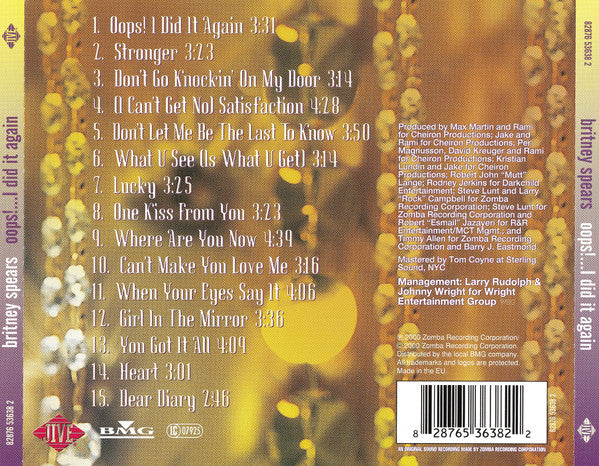 Britney Spears - Oops!...I Did It Again (CD Tweedehands) - Discords.nl