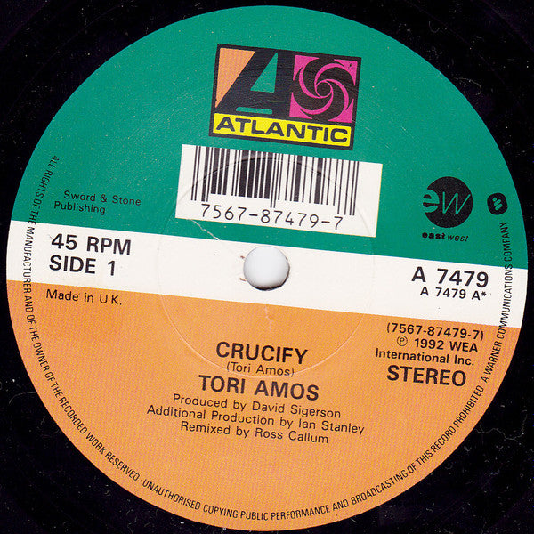 Tori Amos - Crucify (7-inch Tweedehands) - Discords.nl