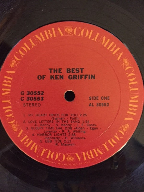 Ken Griffin (2) - The Best Of Ken Griffin (LP Tweedehands) - Discords.nl