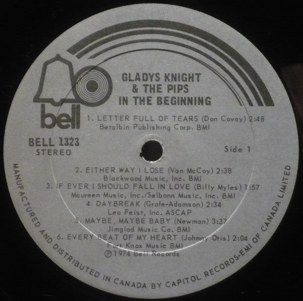 Gladys Knight And The Pips - In The Beginning (LP Tweedehands) - Discords.nl