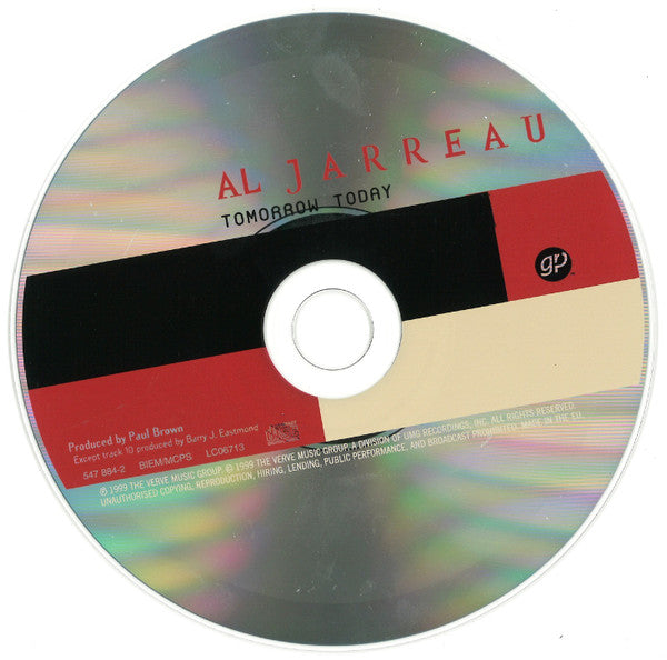 Al Jarreau - Tomorrow Today (CD Tweedehands) - Discords.nl