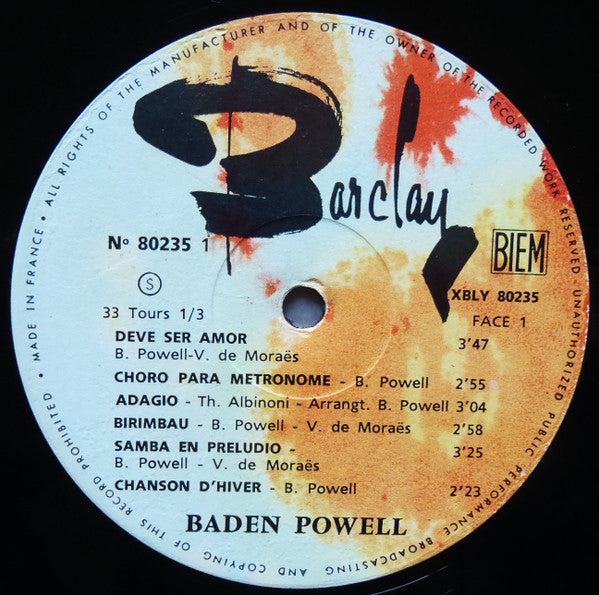 Baden Powell - Le Monde Musical De Baden Powell (LP Tweedehands) - Discords.nl