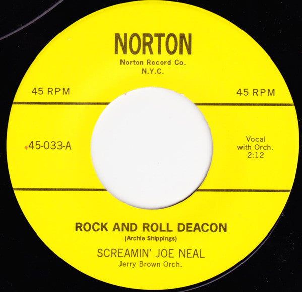Screamin' Joe Neal - Rock & Roll Deacon (7-inch Tweedehands) - Discords.nl
