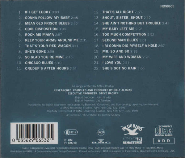 Arthur "Big Boy" Crudup - That's All Right Mama (CD) - Discords.nl