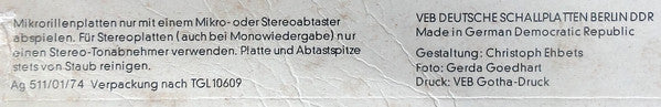 Bertolt Brecht - Ich, Bertolt Brecht (LP Tweedehands) - Discords.nl