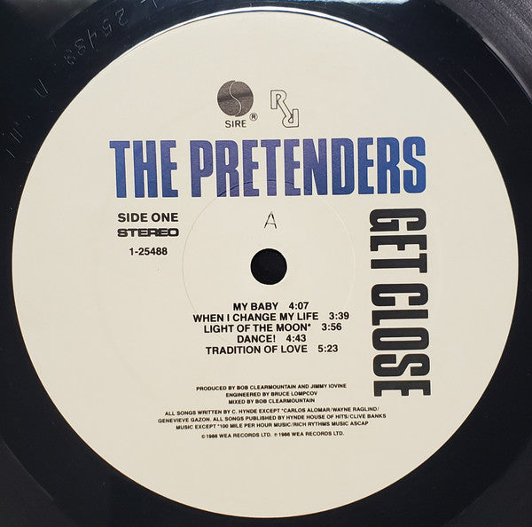 Pretenders, The - Get Close (LP Tweedehands) - Discords.nl