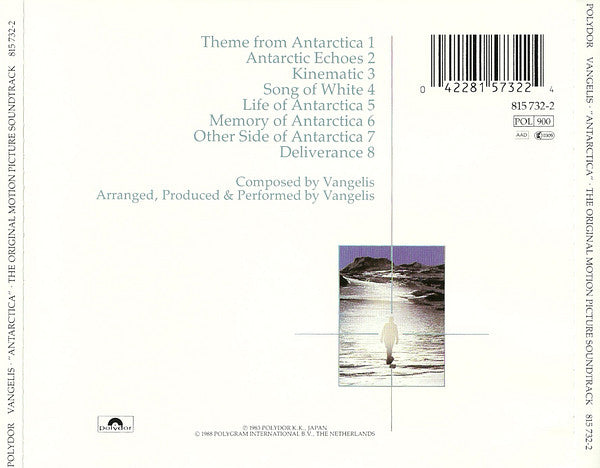 Vangelis - Antarctica (Music From Koreyoshi Kurahara's Film) = 南極物語 (CD Tweedehands) - Discords.nl