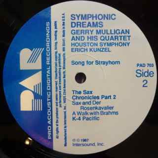 Gerry Mulligan, Erich Kunzel, Houston Symphony Orchestra - Symphonic Dreams (LP Tweedehands) - Discords.nl