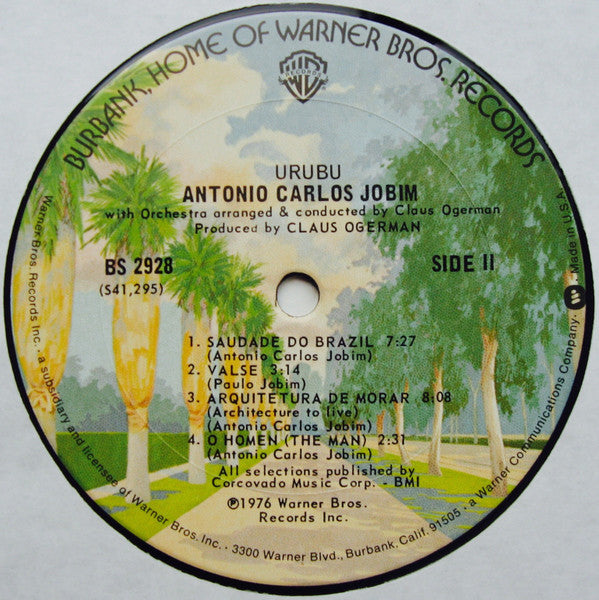 Antonio Carlos Jobim - Urubu (LP Tweedehands) - Discords.nl