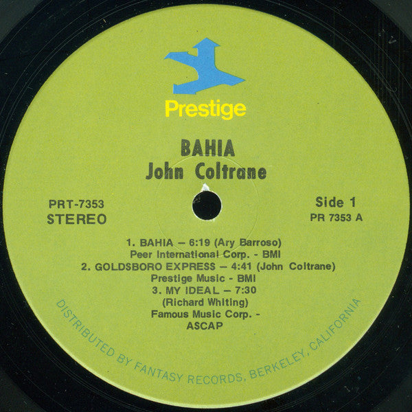 John Coltrane - Bahia (LP Tweedehands) - Discords.nl