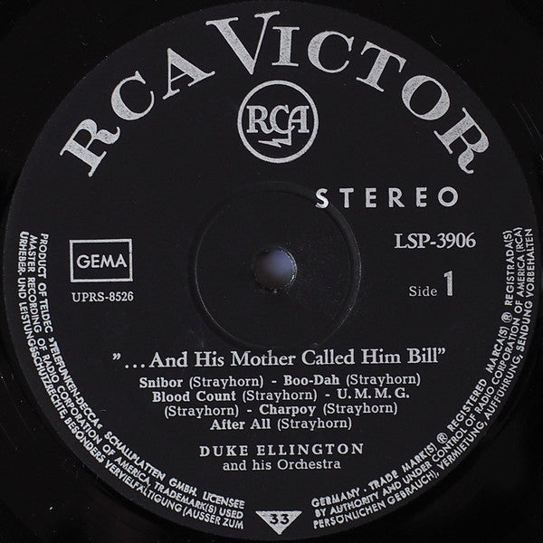 Duke Ellington And His Orchestra - "...And His Mother Called Him Bill" (LP Tweedehands) - Discords.nl