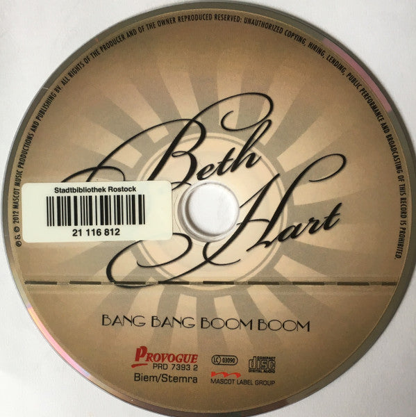Beth Hart - Bang Bang Boom Boom (CD Tweedehands) - Discords.nl