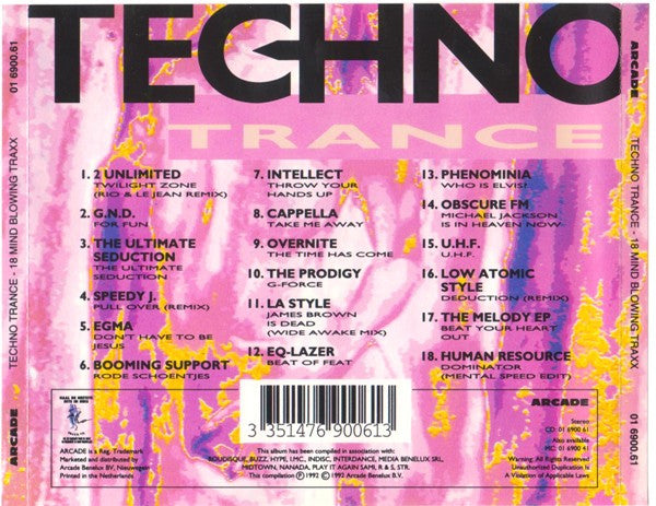 Various - Techno Trance (CD Tweedehands) - Discords.nl