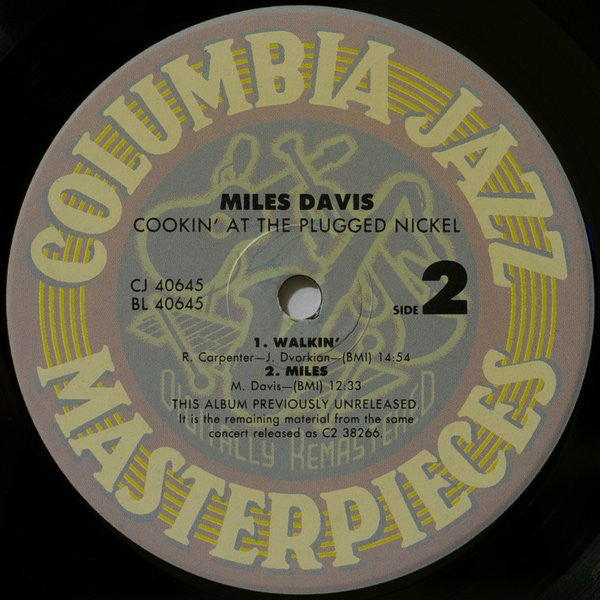 Miles Davis - Cookin' At The Plugged Nickel (LP Tweedehands) - Discords.nl