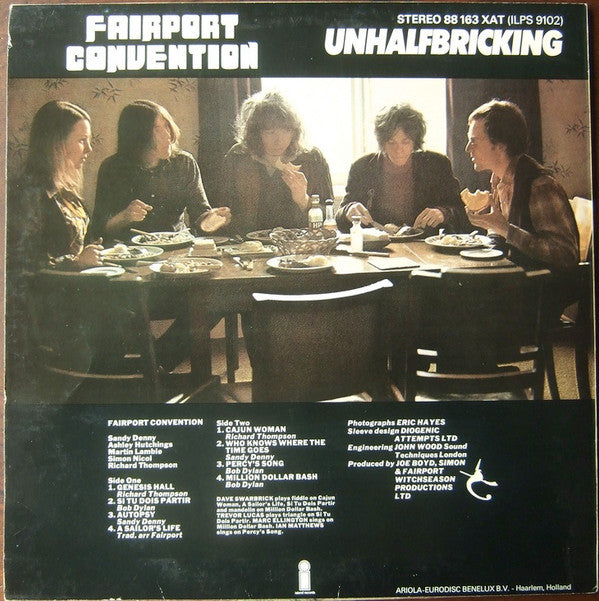 Fairport Convention - Unhalfbricking (LP Tweedehands) - Discords.nl