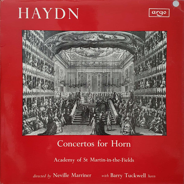 Joseph Haydn - The Academy Of St. Martin-in-the-Fields Directed By Sir Neville Marriner With Barry Tuckwell : Concertos For Horn (LP, RE)