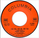 Chubby Checker With De Maskers : For You, For Me, For You (7", Single)
