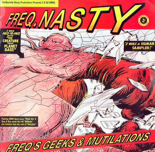 Freq Nasty : Freq's Geeks & Mutilations (3x12", Album)