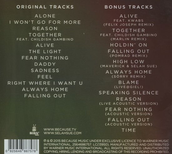 Selah Sue : Reason (2xCD, Album, Ltd)